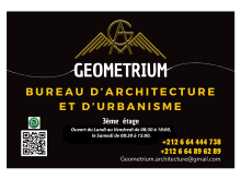 Bureau d'Architecture Geometrium, Walid Aziz ARCHITECTE A TEMARA