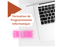 Formation en ligne de programmation et bureautique .