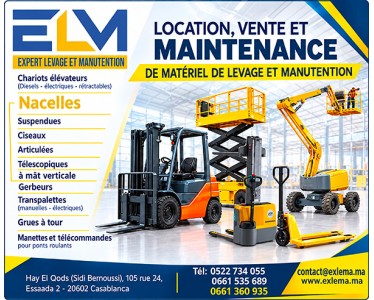 Location de nacelles – Casablanca et partout au Maroc