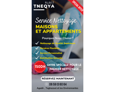 Service Nettoyage de Maisons et Appartements