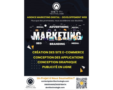 Agence développement web et marketing digital a Tanger