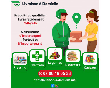 Livraison à domicile Marrakech
