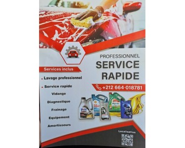 Lavage et service rapide