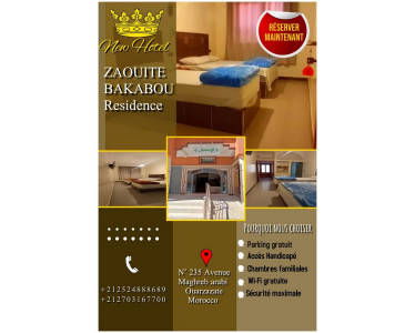 RESIDENCE ZAOUITE BAKABOU