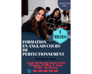 FORMATION EN ANGLAIS COURS DE PERFECTIONNEMENT
