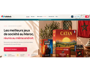 LudiDeck – Boutique de jeux de société au Maroc