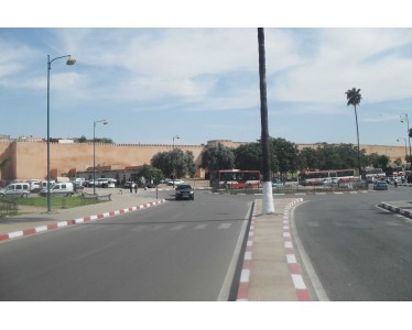 Terrain à vendre deux hectares et 6866 m² en plein centre ville Meknès