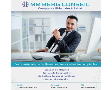 MM BERG CONSEIL, Comptable Fiduciaire à Rabat
