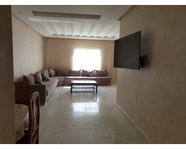 À louer : Bel appartement meublé à Harhoura – Vue piscine