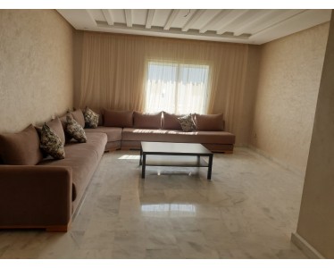 À louer : Bel appartement meublé à Harhoura – Vue piscine