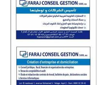 FARAJ CONSEIL GESTION (FIDUCIAIRE COMPTABLE AGREE)