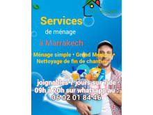 Services de ménage à Marrakech 