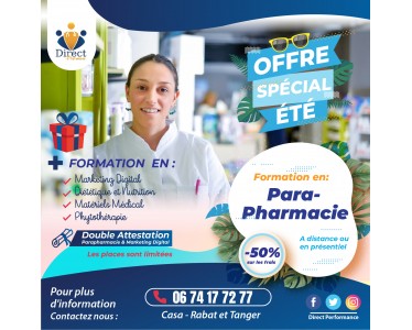 Formation parapharmacie dermo conseillère