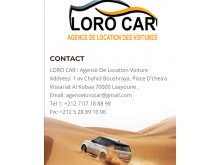 Location de voiture a laayoune loro car