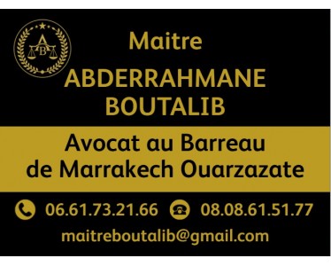Boutalib Abderrahmane Avocat